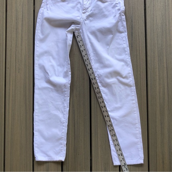 Angry Rabbit White Straight Leg Jeans Size 29 MADE IN THE USA - Picture 7 of 9